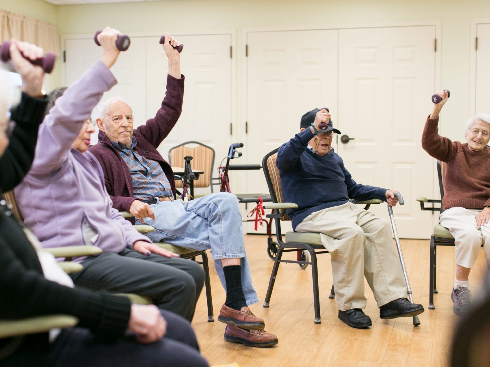 Chelsea Jewish Residents Working Out