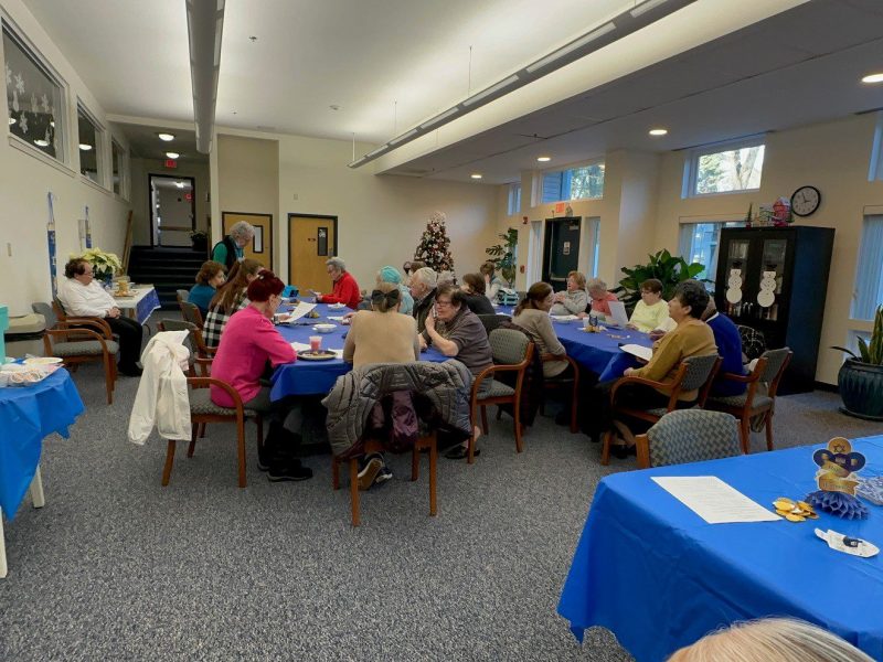 Genesis Residents enjoy Hanukkah latke luncheon