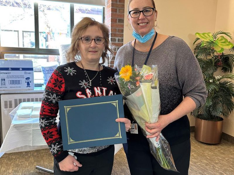 Michele Adkins received 2022 Molly Neigher Presidents Award
