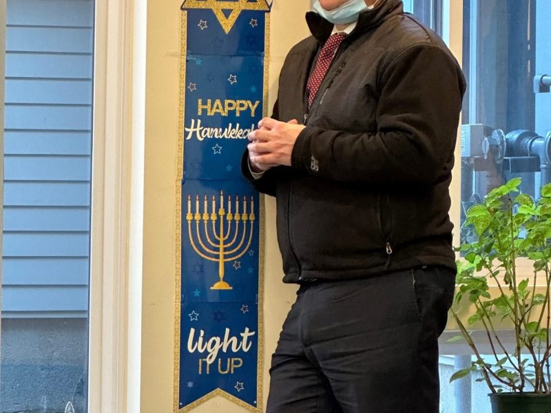 President Rob Whitten at Genesis Latke Luncheon