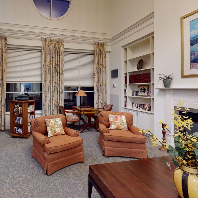 A living room in Ruth's House Assisted Living