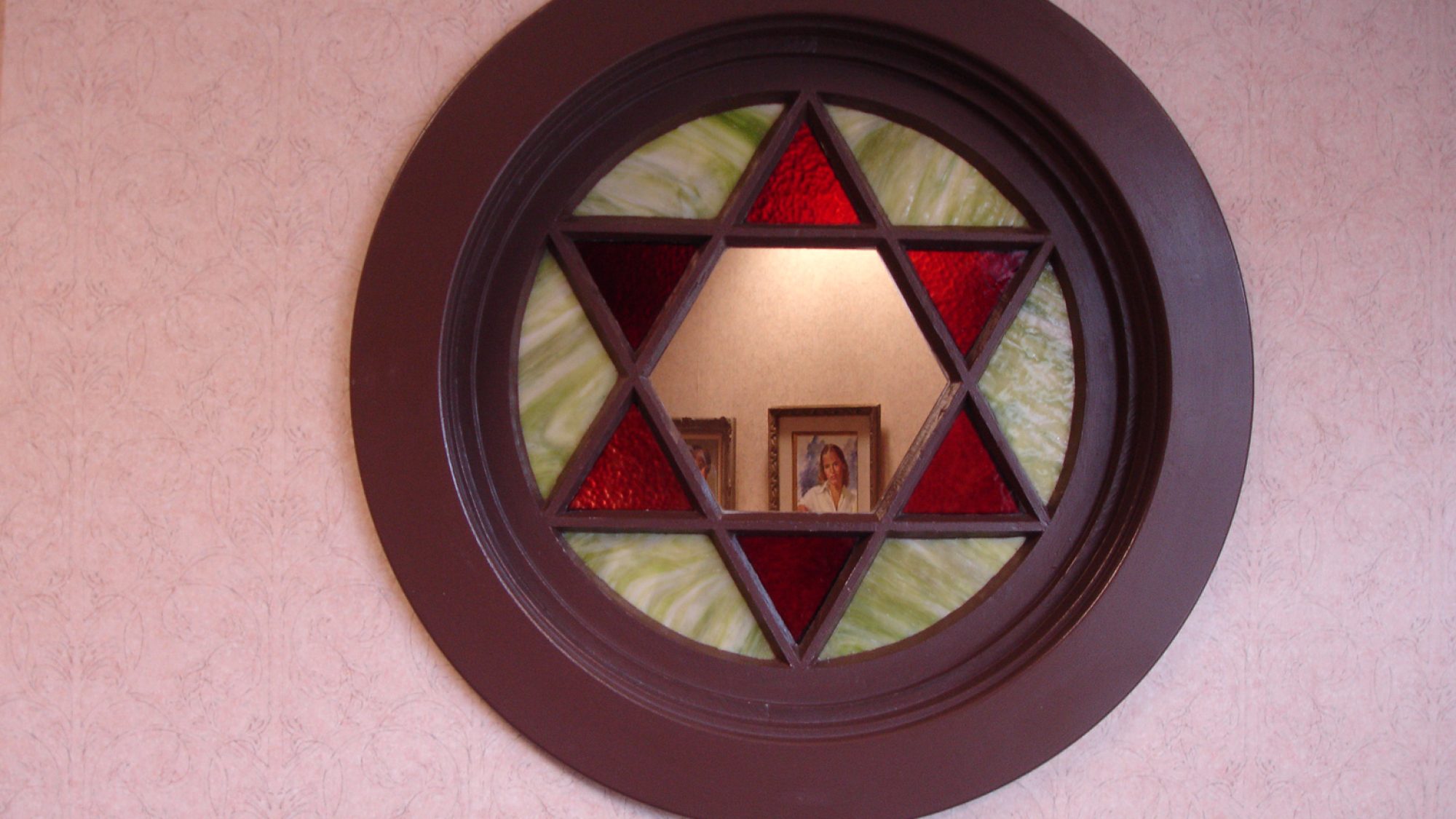 Original stained glass window from 44 Copley Terrace